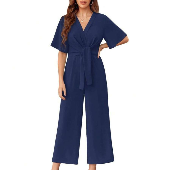 Gabriella | Women Elegant Summer Tie Knot Jumpsuit