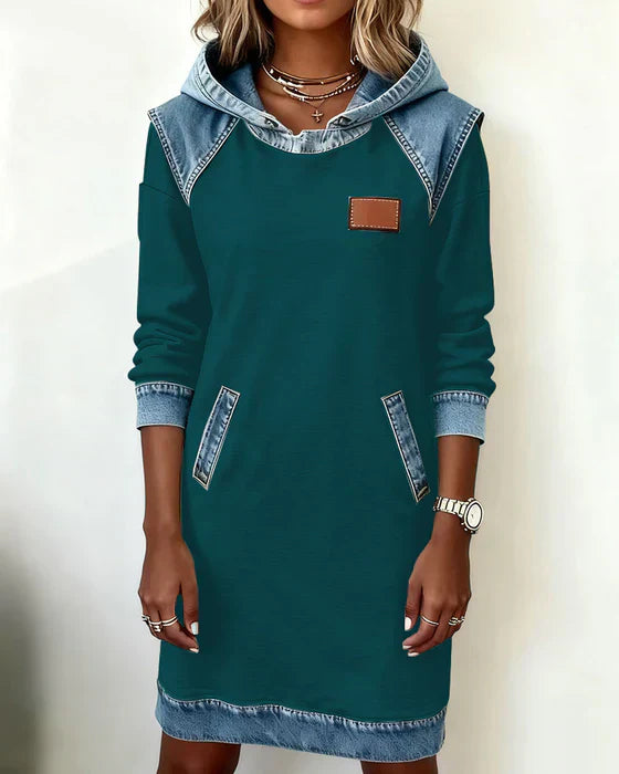 Lunariae – Casual Winter Hoodie Dress