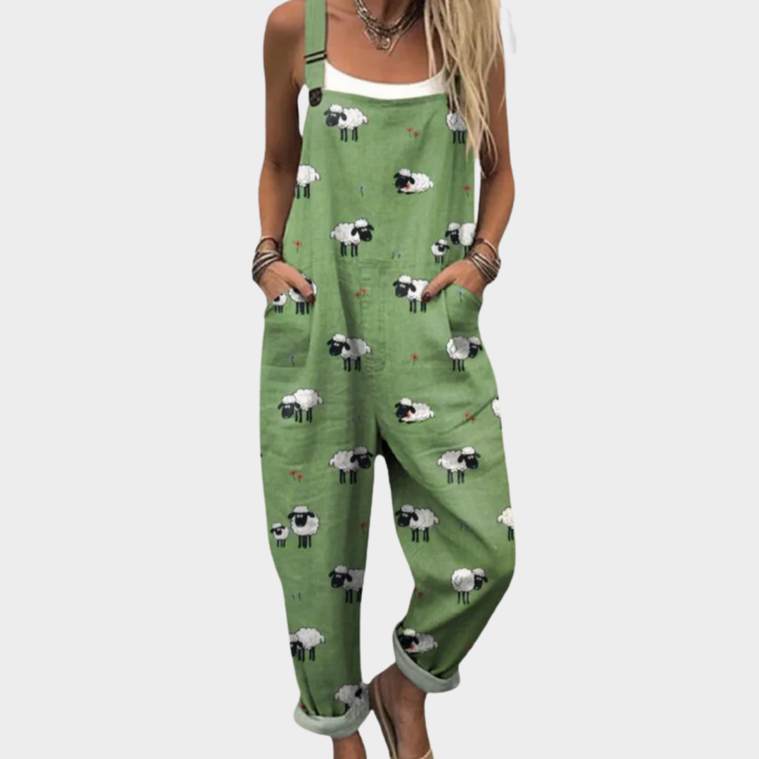 Sophia | Comfortable Wide Leg Overalls