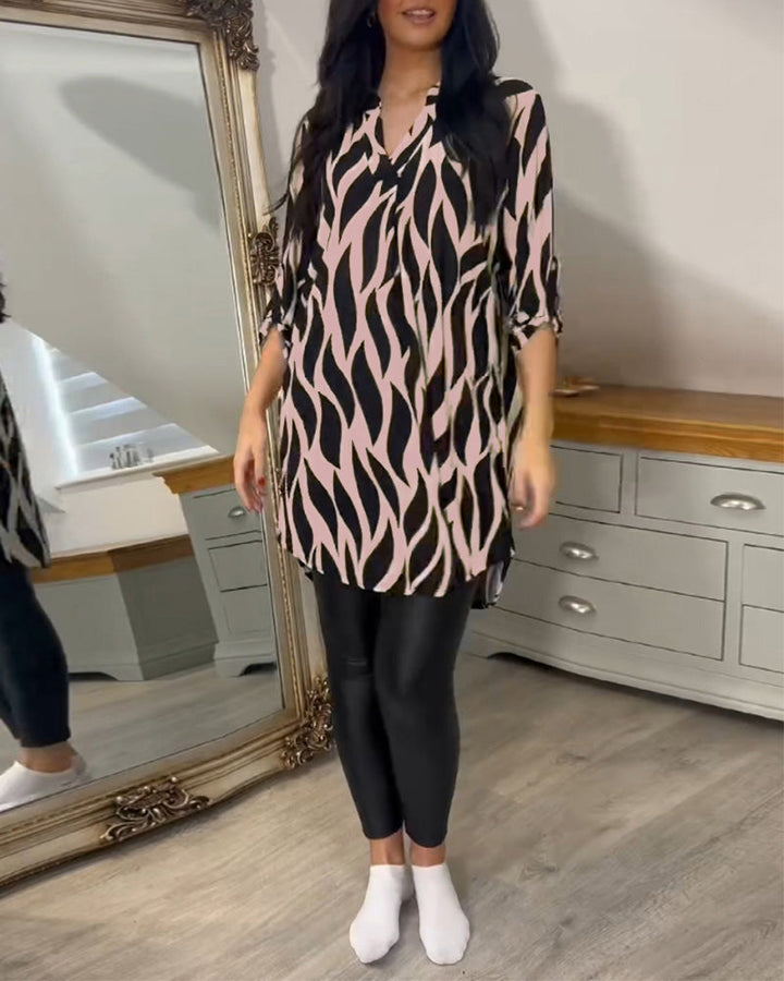 ALEXANDRA™ | Women Printed Loose-Fit Top
