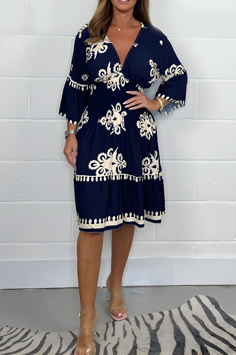 Mila - Flattering Knee Length Dress