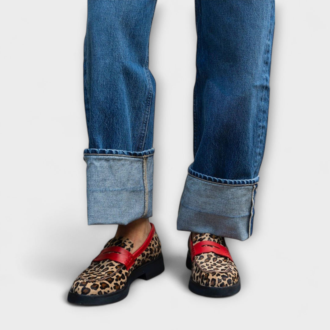 Angela – Leopard Print Round Toe