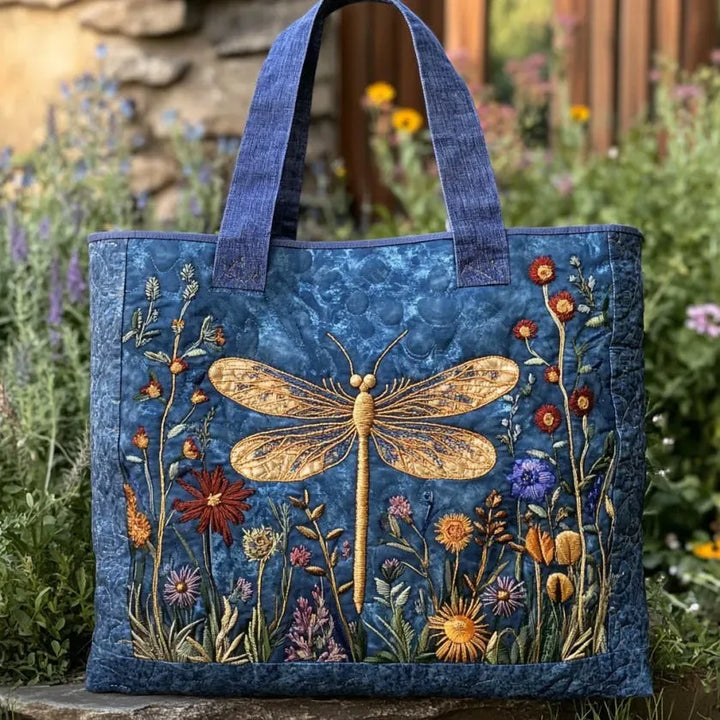Handmade Bag | Golden Dragonfly