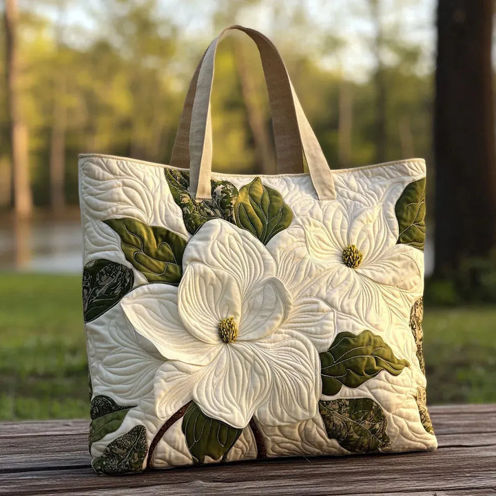 Handmade Bag | White Lilies