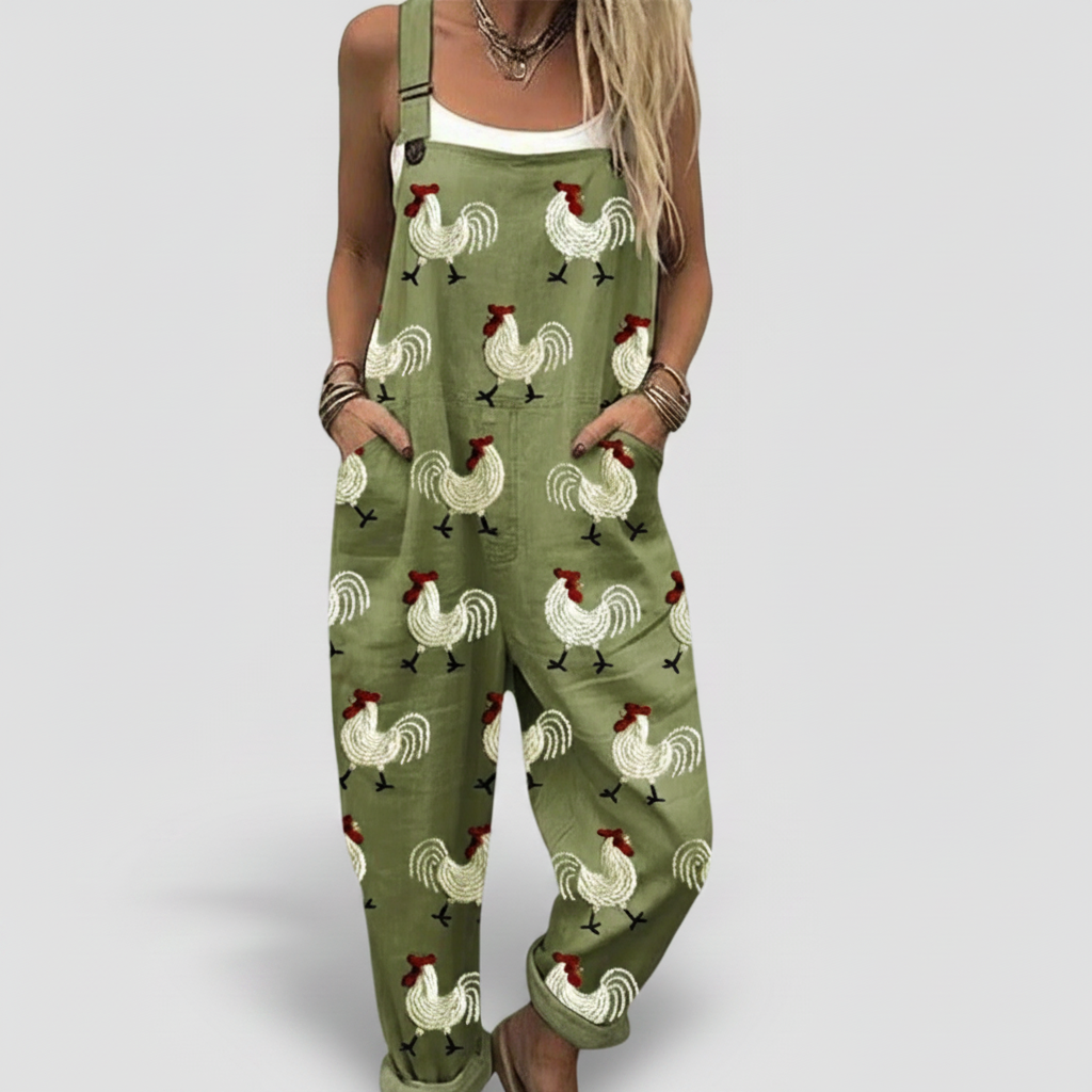 Adelaide | Cotton Relaxed Overalls