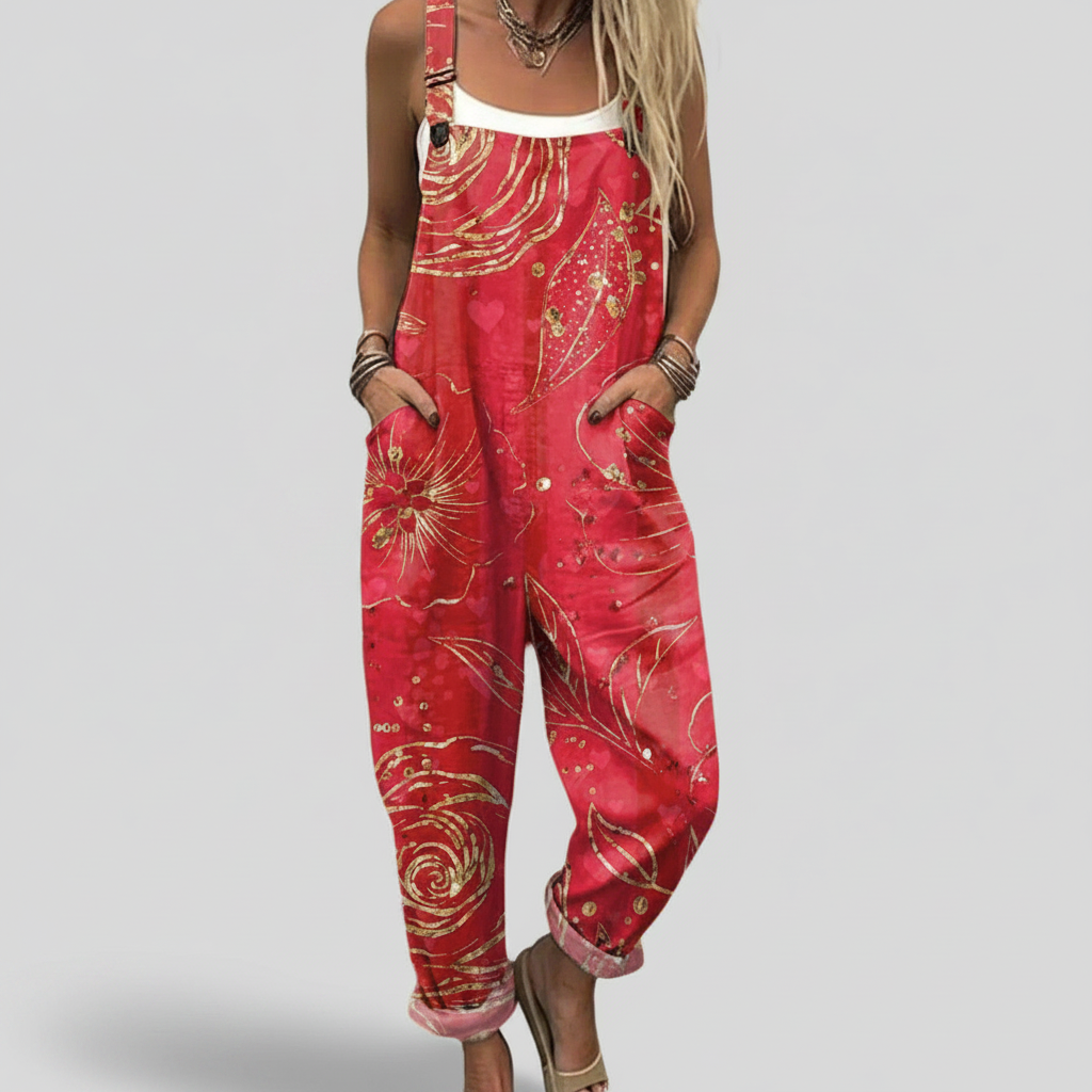 Béatrice | Wildflower Relaxed Overalls