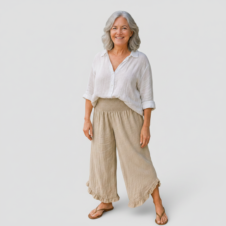 Willa | Cotton Linen Pants