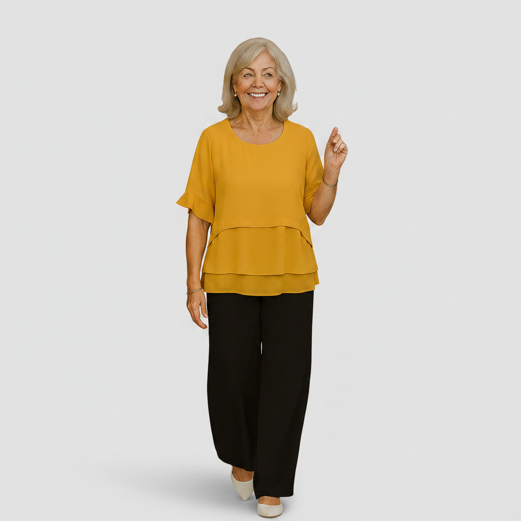 Honorine | Layered Drape Blouse