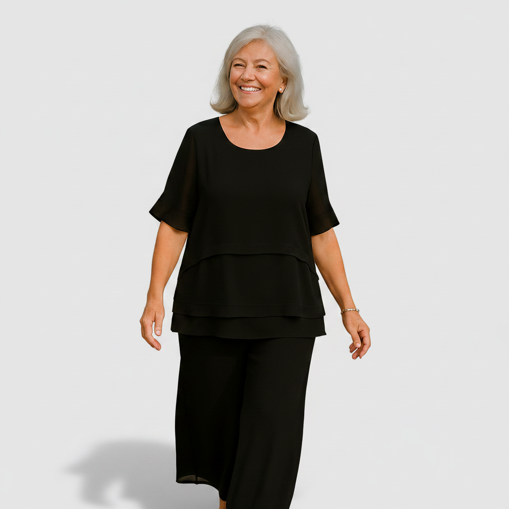 Honorine | Layered Drape Blouse