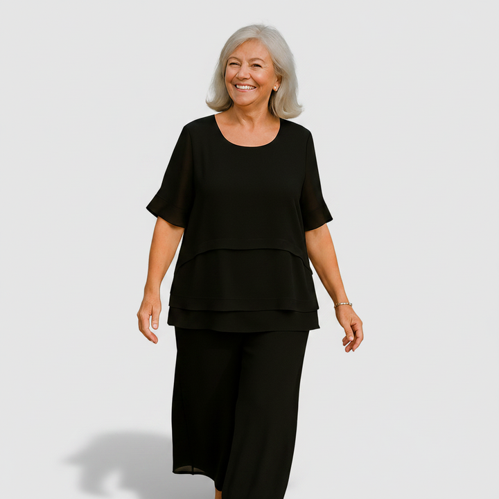 Honorine | Layered Drape Blouse