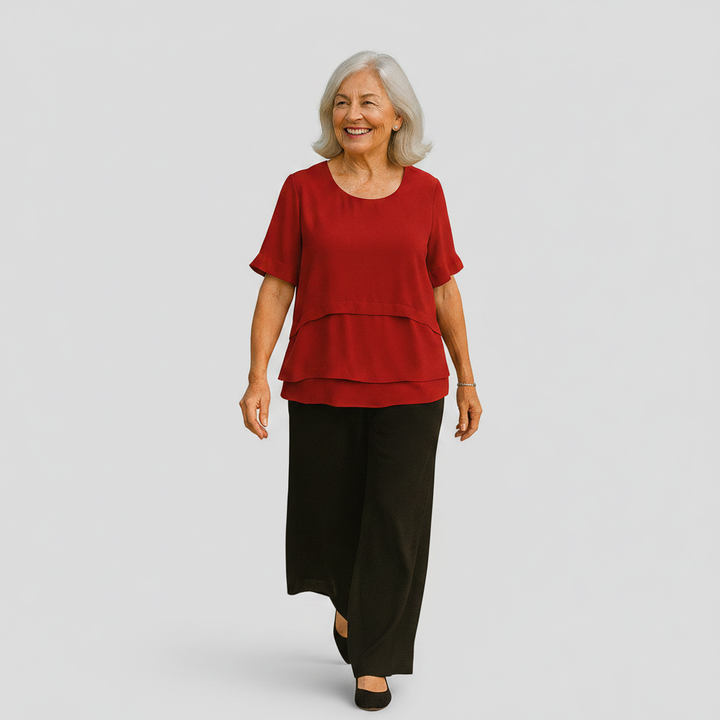 Honorine | Layered Drape Blouse