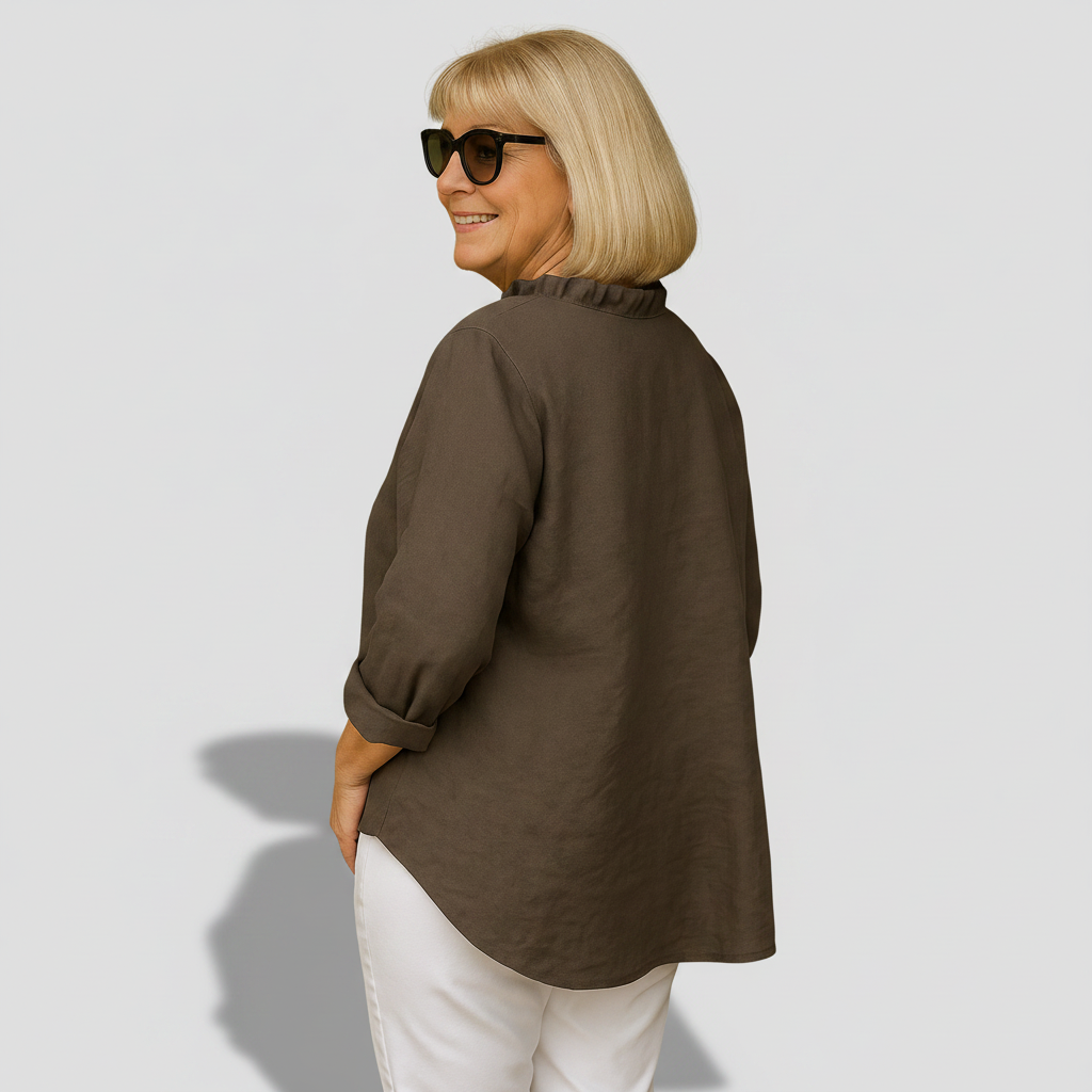Delphine | Soft Ruffle Blouse