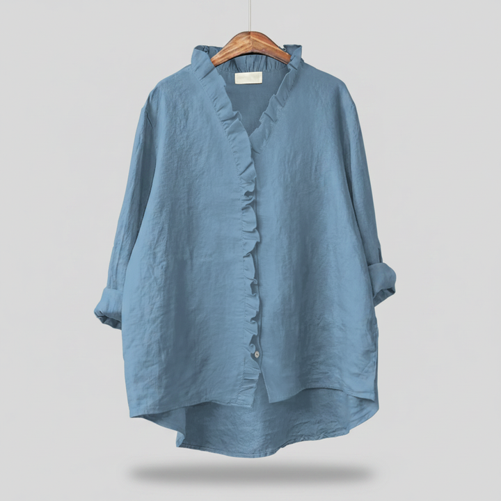 Delphine | Soft Ruffle Blouse
