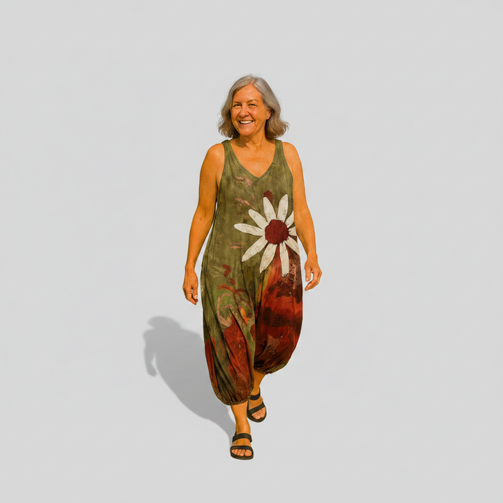 Béatrice | Wide-Leg Flowy Jumpsuit