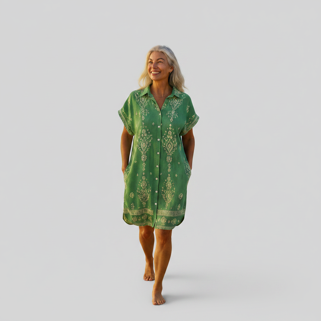 Béatrice | Cotton Linen Dress
