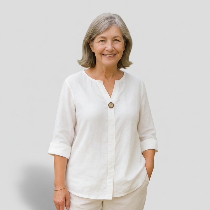 Béatrice | Lightweight Draped Blouse