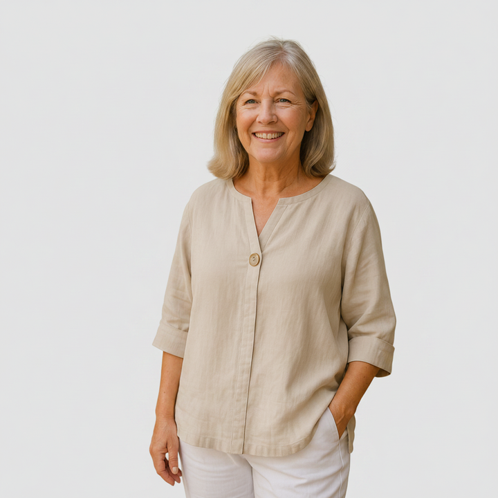 Béatrice | Lightweight Draped Blouse