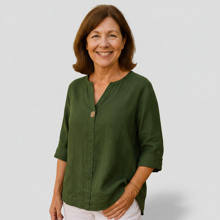 Béatrice | Lightweight Draped Blouse