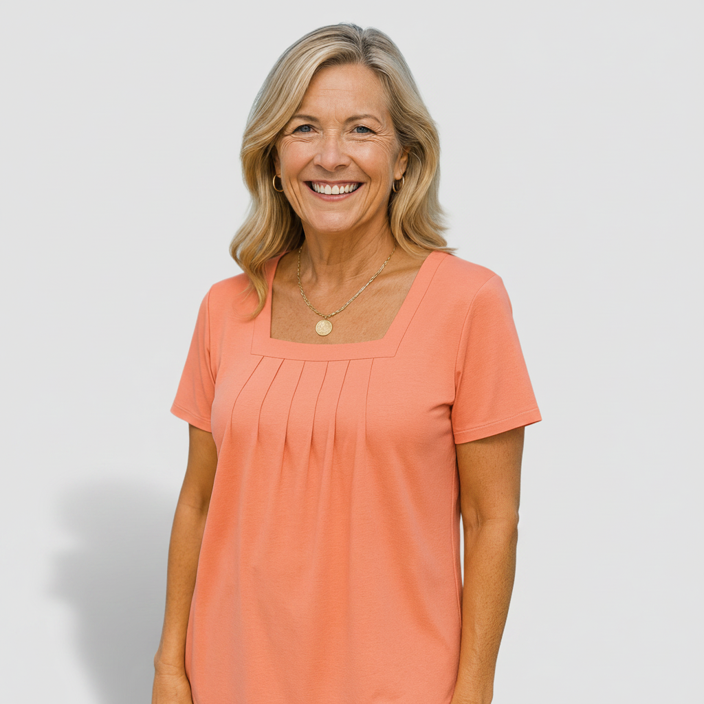 Béatrice | Pleated Comfort Top