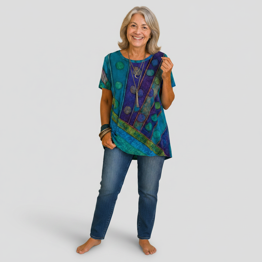 Geneviève | Boho Drape Top