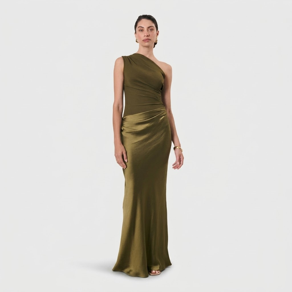 Maëlys | Satin Maxi Dress