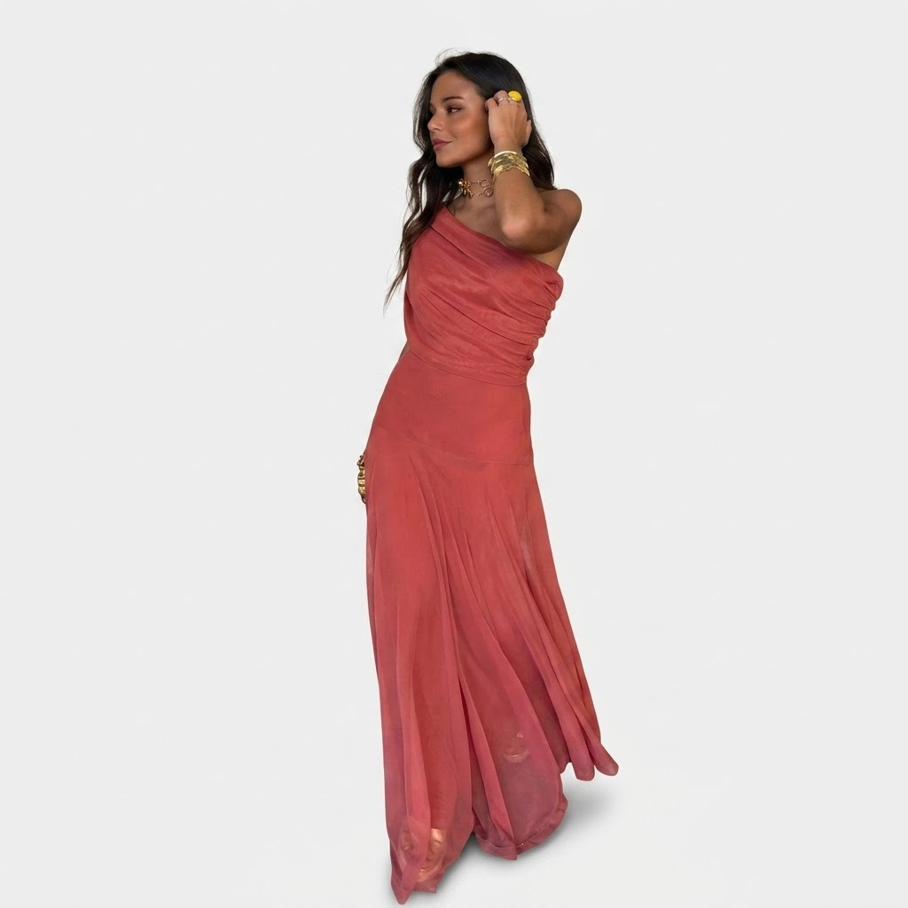 Vivienne | Mesh Maxi Elegance