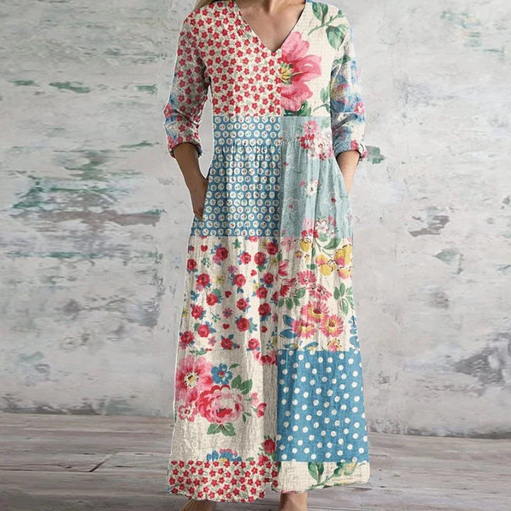 Zara - Graceful Retro Maxi Dress
