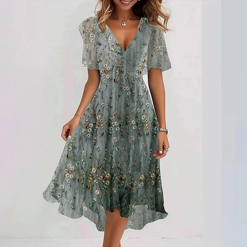 Eden - Elegant colourful dress