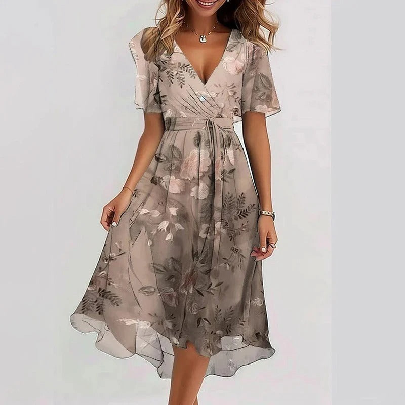 Eden - Elegant colourful dress
