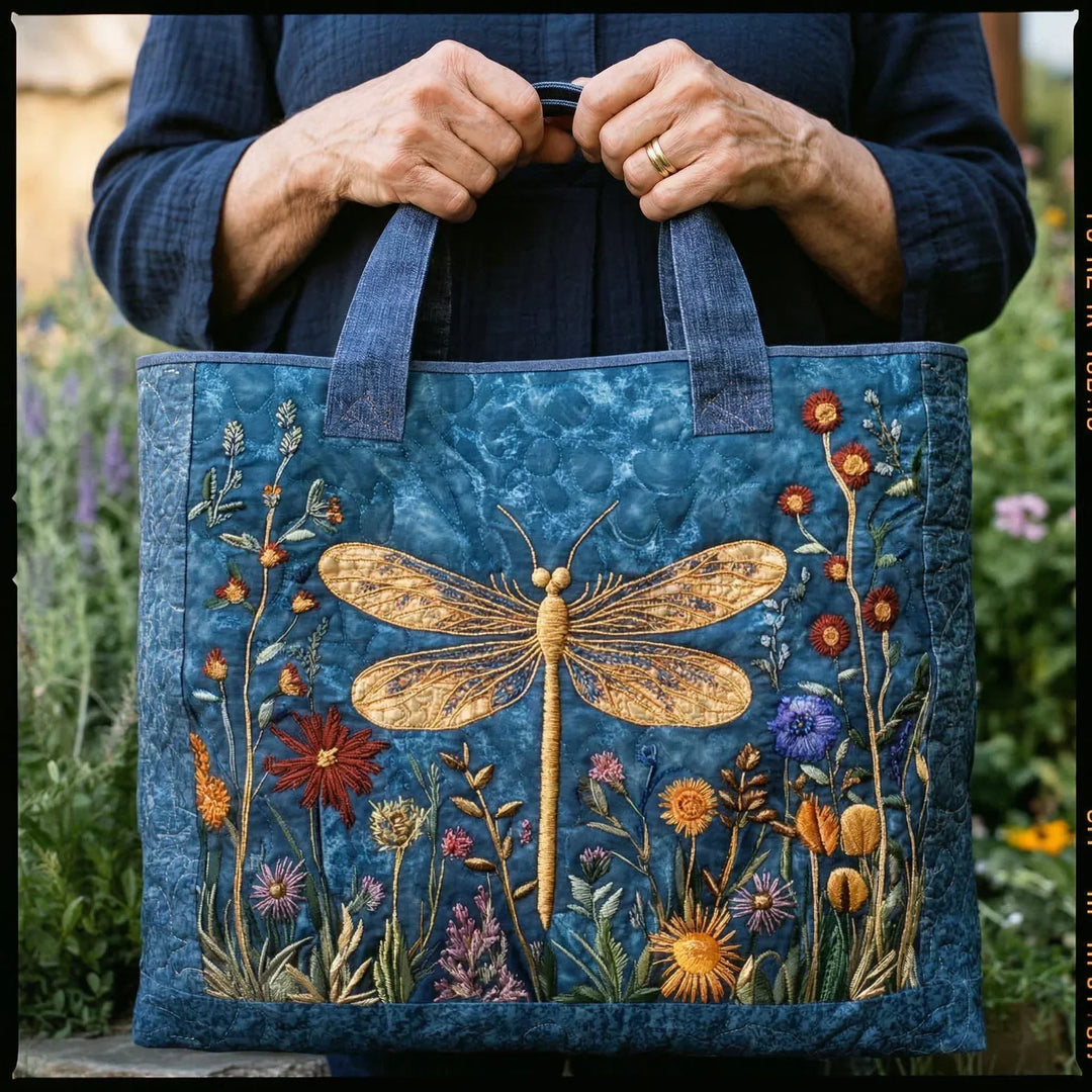 Handmade Bag | Golden Dragonfly