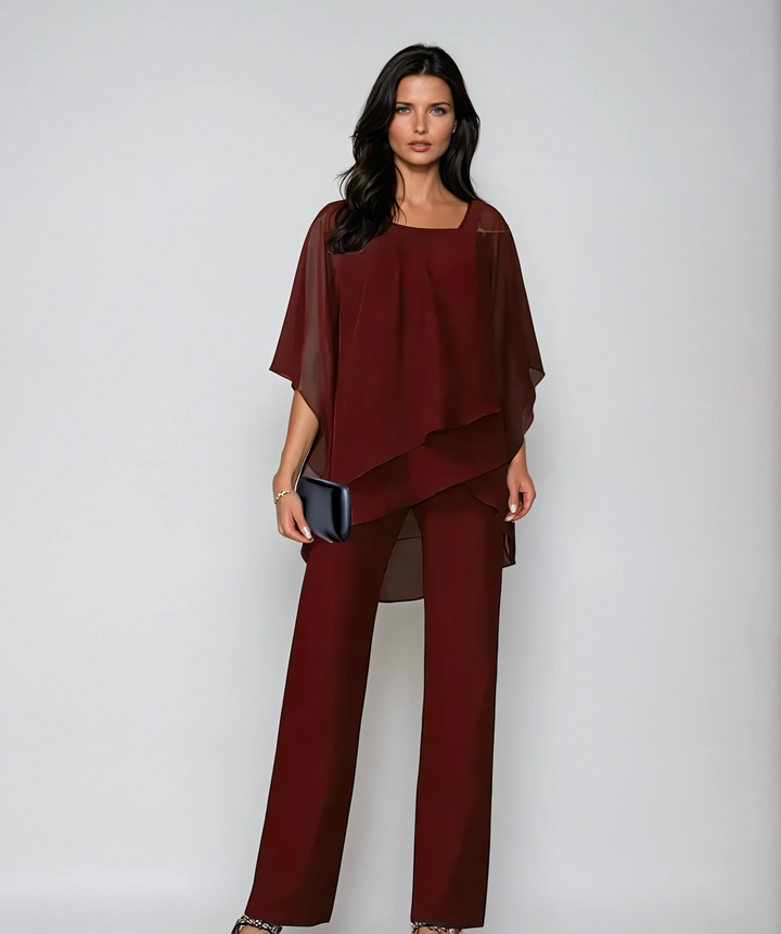 Mariella™ Two-Piece Layered Set | Relaxed Elegant Co-Ord Set